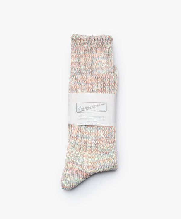 Color Mix Socks - Natural