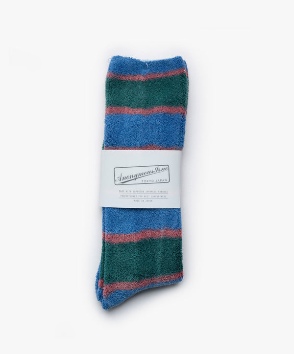 Old Surf Stripes Socks - Blue