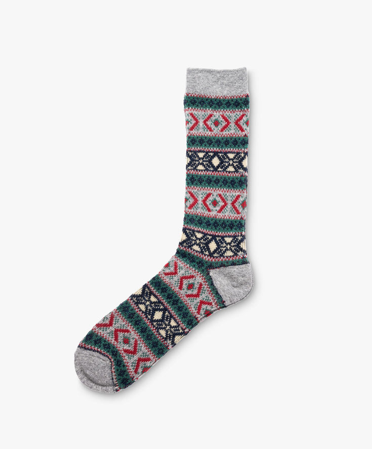 Wool JQ Socks - M. Grey