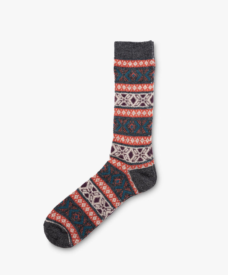Wool JQ Socks - Charcoal