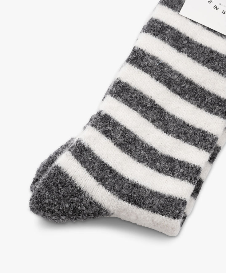 Cosmonaut Socks - White / Grey