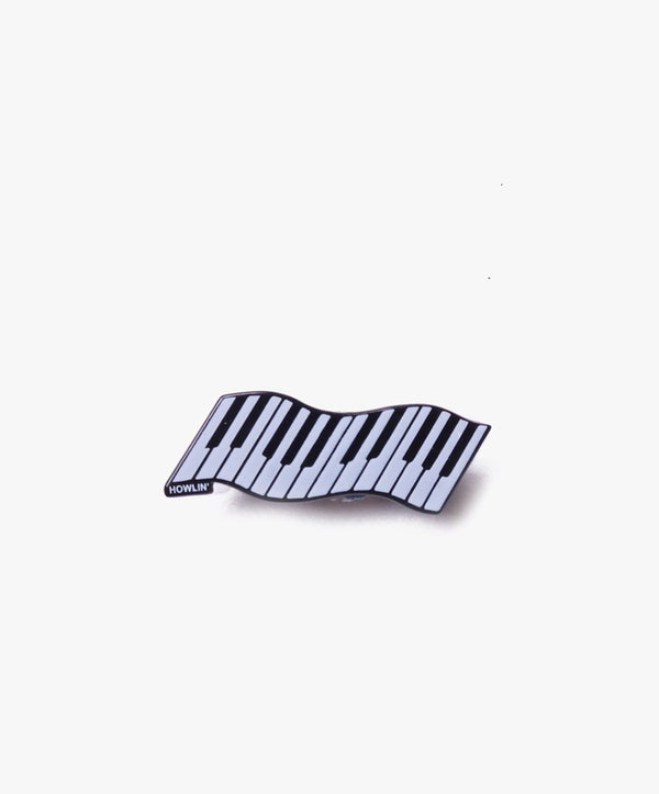 Piano Pin - Black & White
