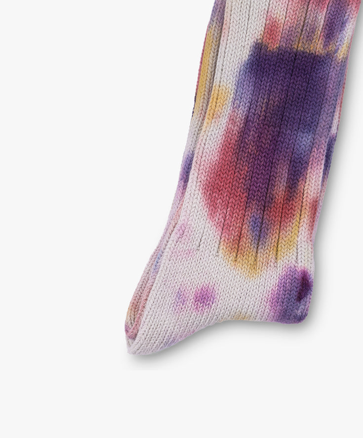Scatter Dye Socks - Violet