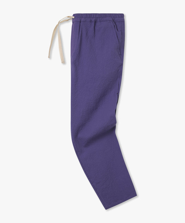 Tropical Pants - Purple Seersucker