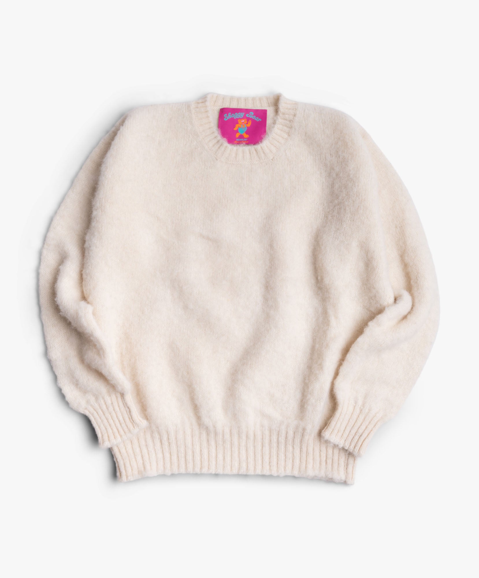 【80％オフ‼️】MASU M SHAGGY SWEATER(WHITE) 46 Shaggy Bear - White (Women)