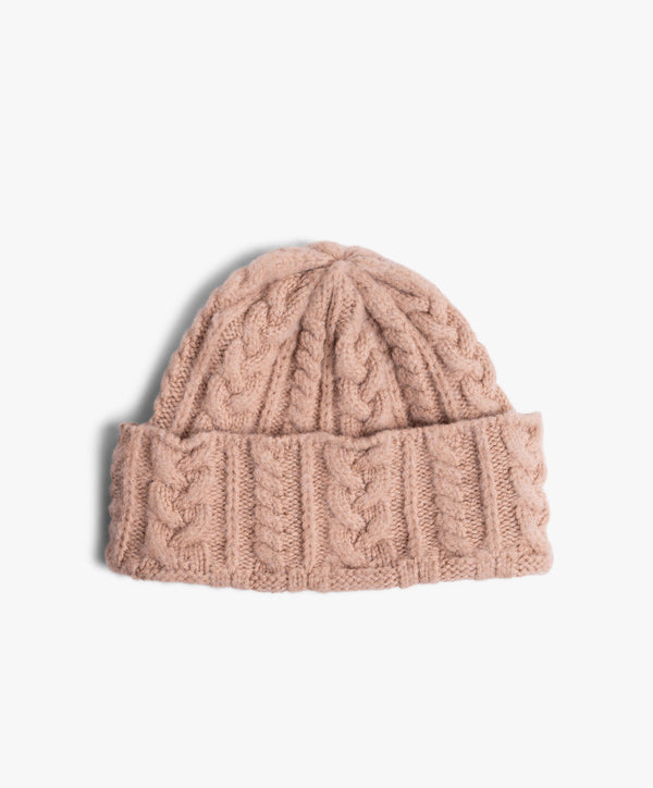 Cable Festival Hat - Camel
