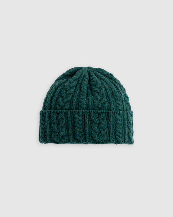 Cable Festival Hat - Green Dream