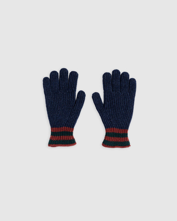 Love My Ribbed Gloves - Navy