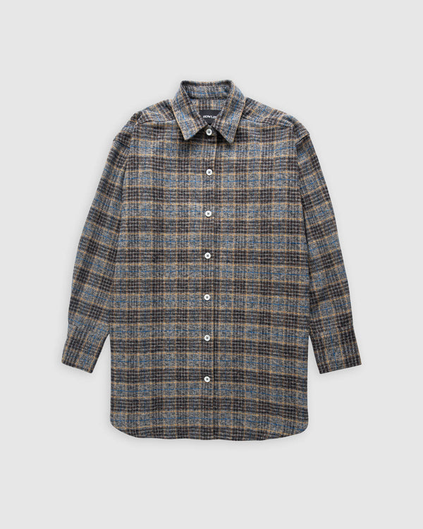 Big Lovely Shirt - Check - Grey (Women)