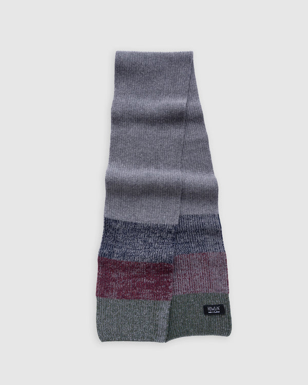 Block Scarf - Grey