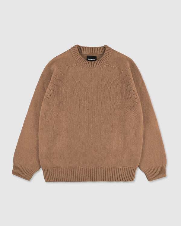 Boxy Space Knit - Camel