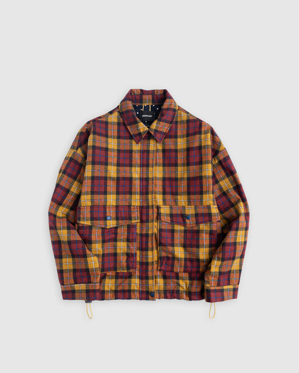Boxy Moon Jacket - Check Twill - Yellowman (Women)