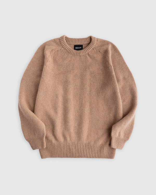 Boxy Space Knit - Camel