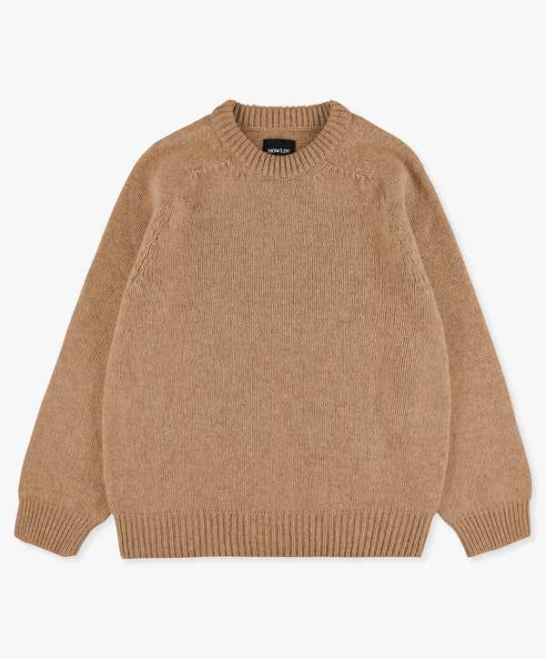 Boxy Space Knit - Camel