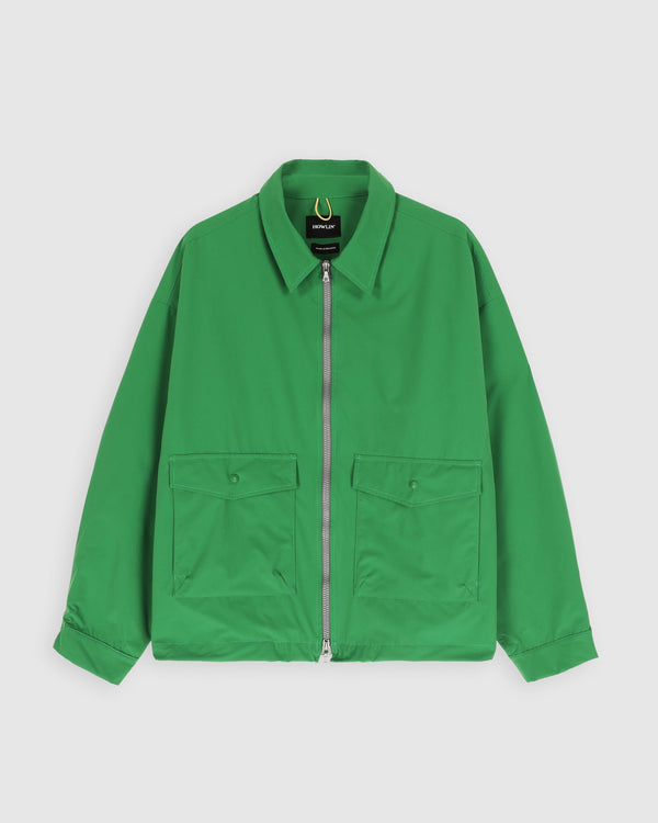 Boxy Swing Jacket - Eco Taffeta - Space Green