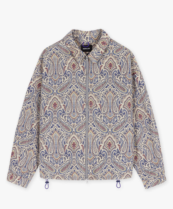 Boxy Swing Jacket - Fantasy - Sand Psych Paisley