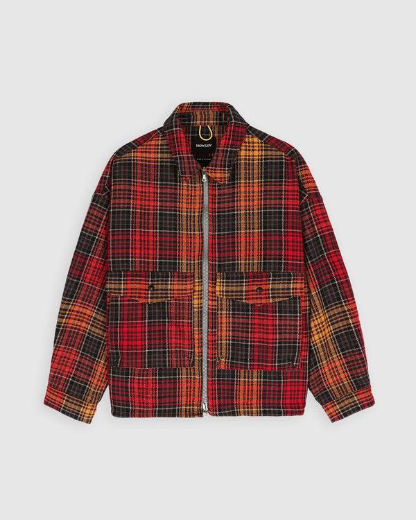 Boxy Swing Jacket For Women - Japanese Twill Check - Spaced Up (Women)