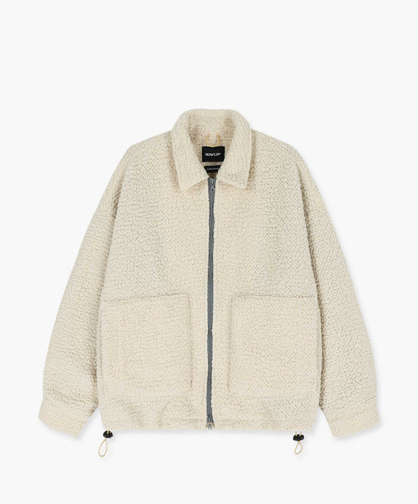 Boxy Swing Jacket For Women - Recycled Shearling Ecru (Women)