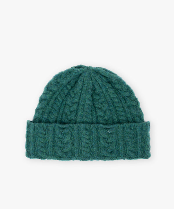 Cable Festival Hat - Green Dream