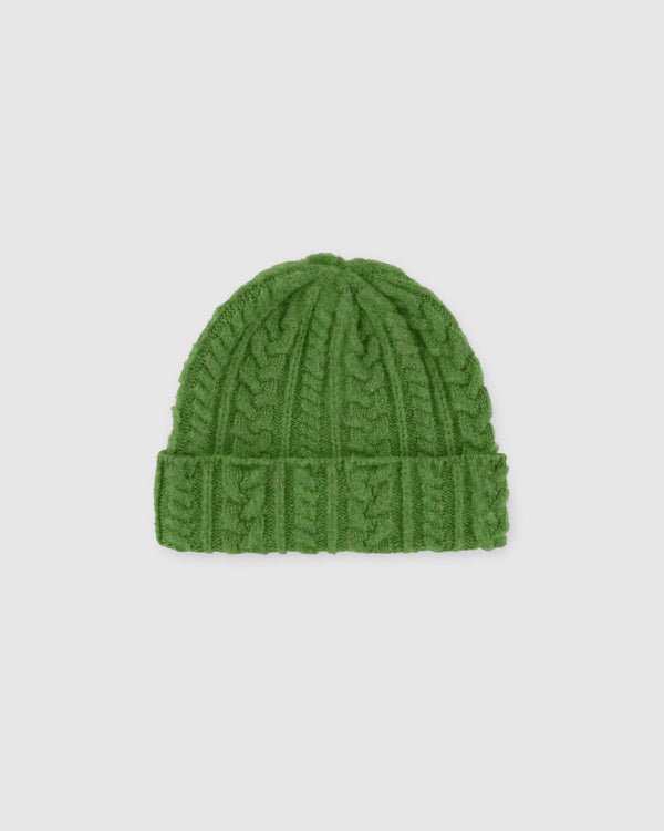 Cable Festival Hat - Green Oasis