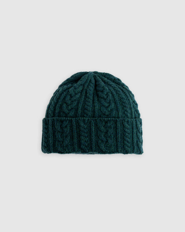 Cable Festival Hat - Forest
