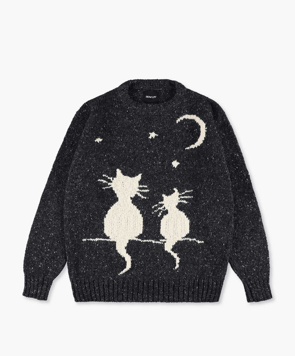 Cats Love Space - Charcoal (Women)