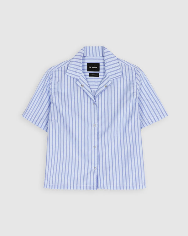 Cocktails For The Girls shirt - Fine Stripes - Multi Blue (Women)