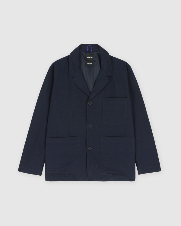 Cosmic Blazer - Seersucker - Navy