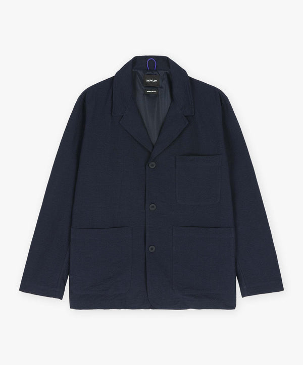 Cosmic Blazer - Seersucker - Navy