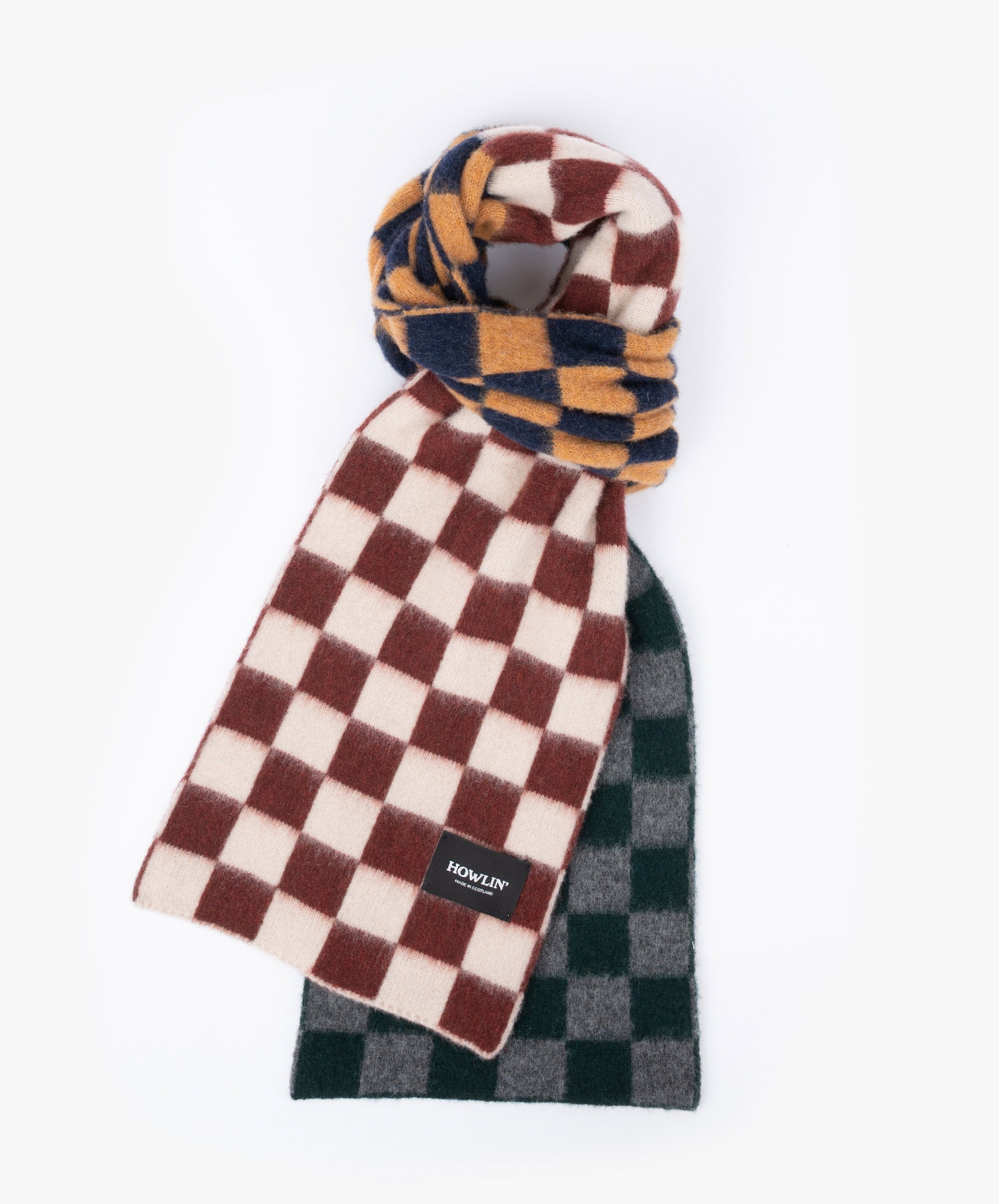 Howlin' Cosmic Checkerboard Scarf - Intergalactic