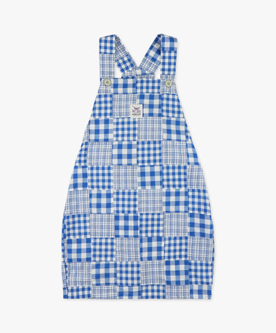 Cosmic Dress - Blue Madras Patchwork (Women)