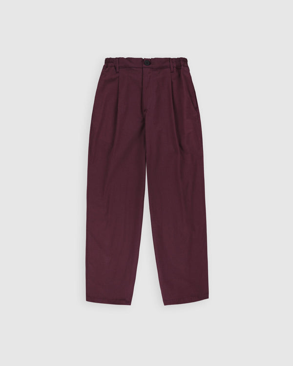 Cosmic Pants - Seersucker - Burgundy