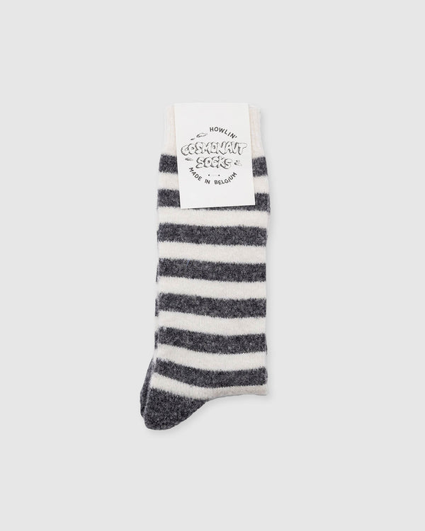 Cosmonaut Socks - White/grey