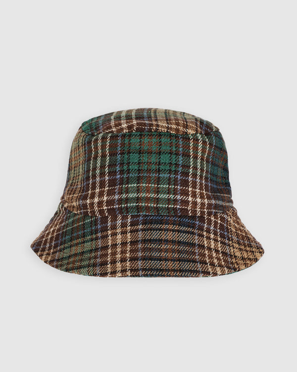 Dream On Dreamer Hat - Japanese Twill Check - Brown