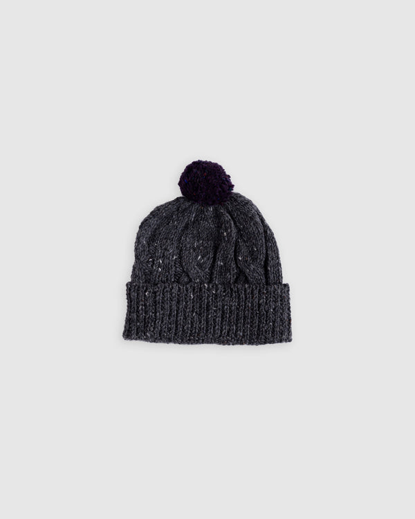 Fat Albert Hat - Charcoal/Purple