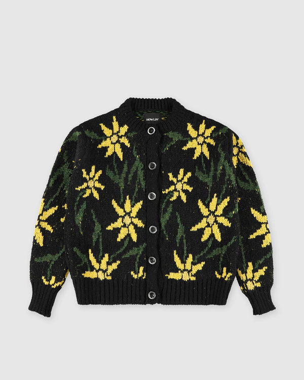 Flower Cardigan - Black (Women)