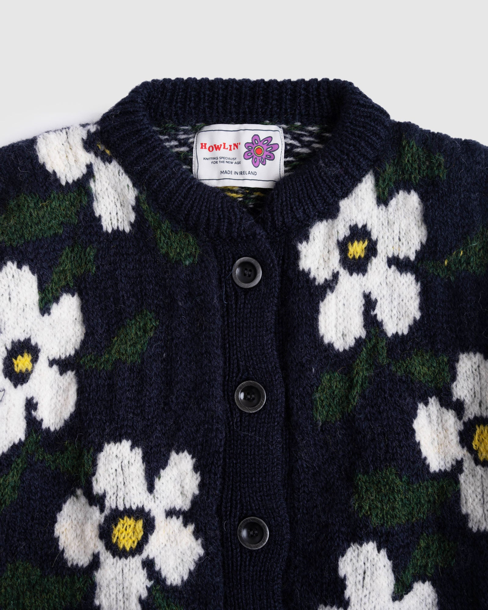 メイフラワーカンパニー Daisy Patched Waffle Top - Mauve/Ivory