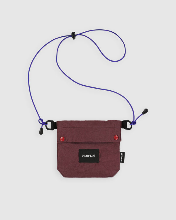 Howlin’ Small Bag  - Grungy Japanese Nylon Twill - Burgundy