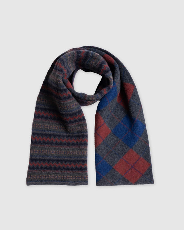Howlin' x Engineered Garments - Argyle Mixed Scarf