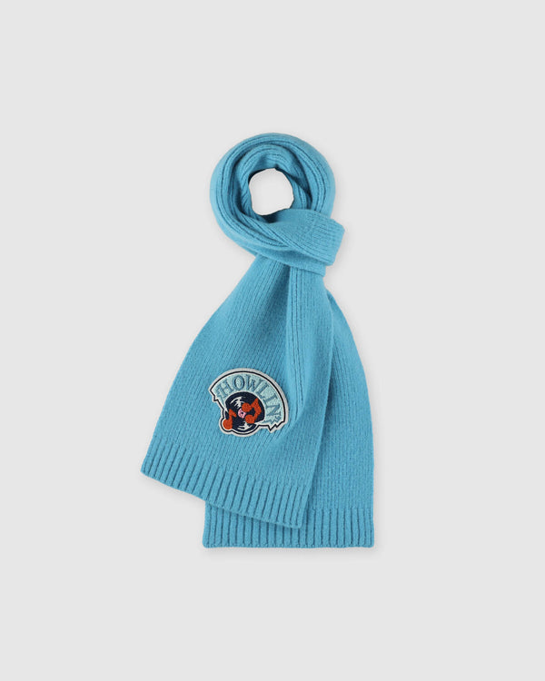 Howlin’ Music Badge Scarf - Aquamarine