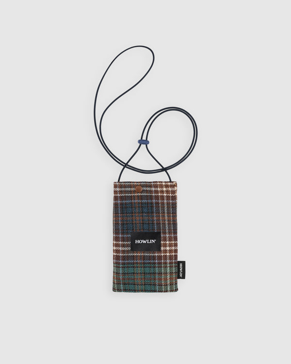 Magic Pouch Bag - Japanese Twill Check - Brown