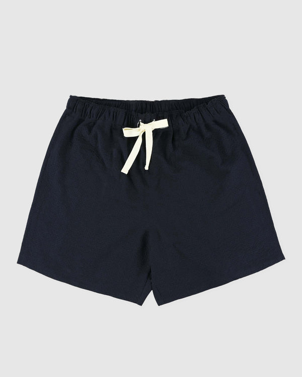 Magic Shorts - Crispy Seersucker - Navy