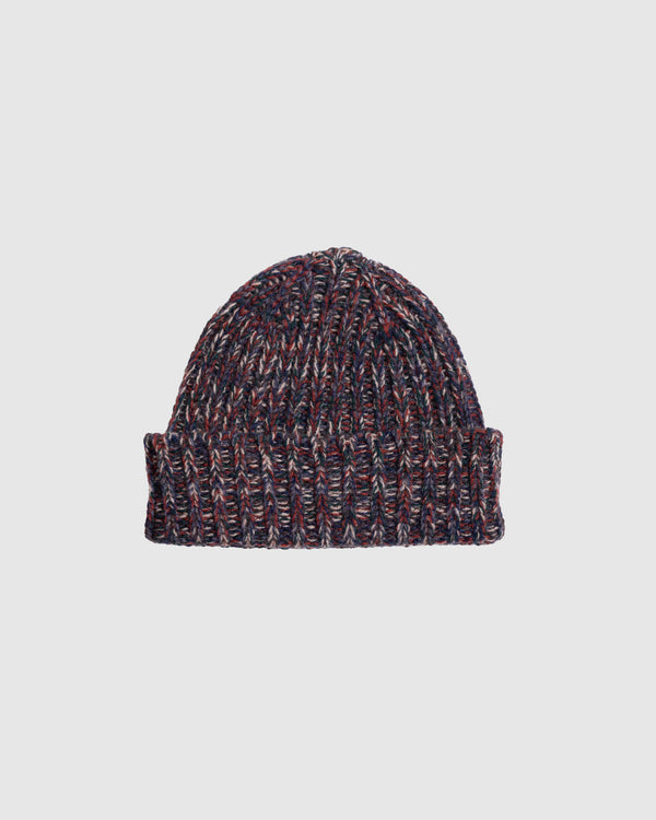 Marled Fantasies Hat  - Navy Mix