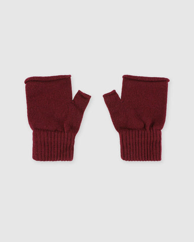 Mittens No Fingers - Bordeaux