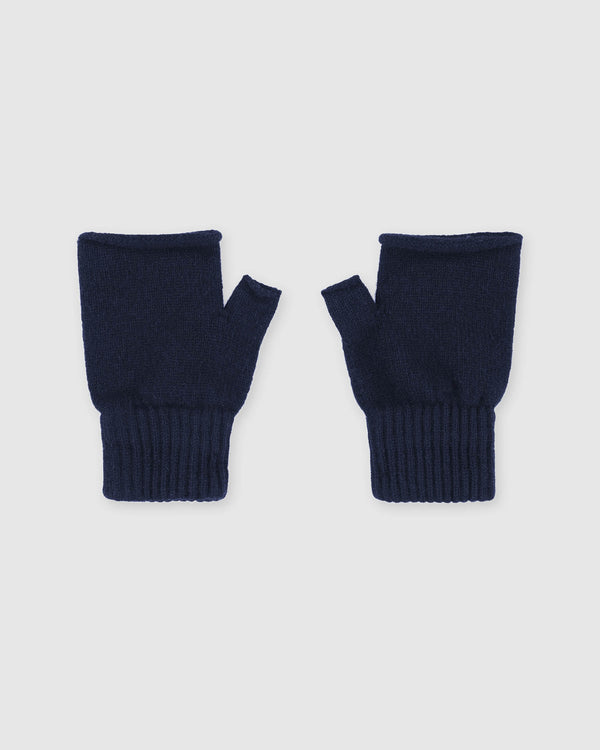 Mittens No Fingers - Navy