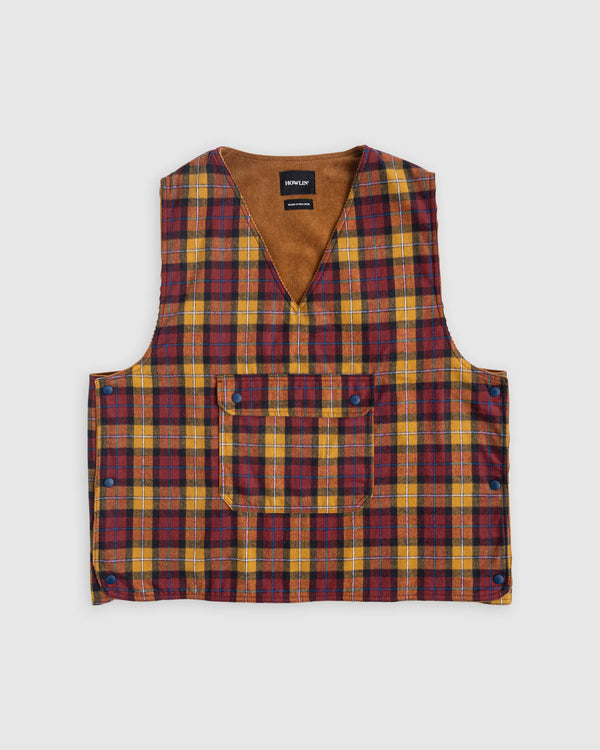 Mutant Disco Vest - Check Twill - Yellowman