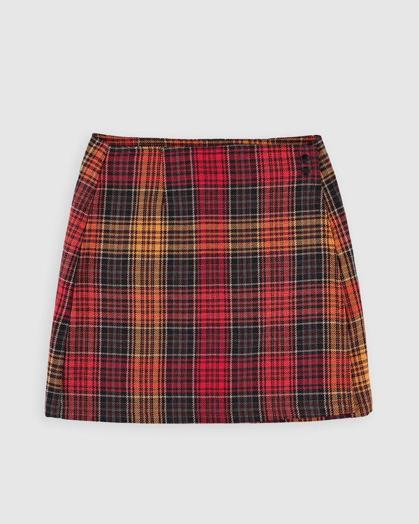 Safe Skirt - Japanese Twill Check - Spaced Up (Women)