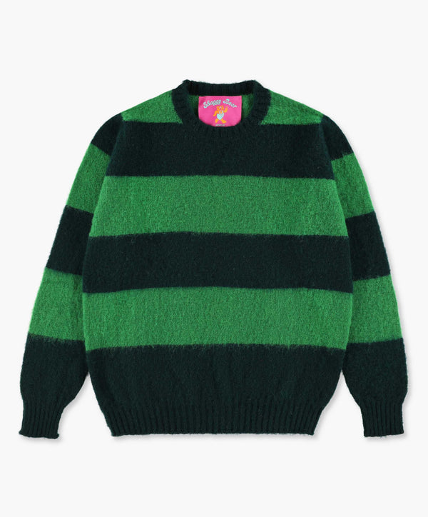 Shaggy Bear - Chunky Stripes - Forest