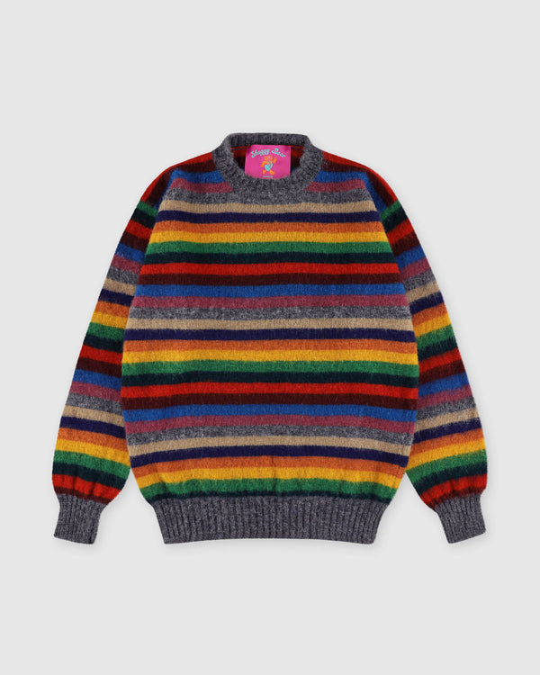 Shaggy Bear - Multi Stripes - Mixed Up