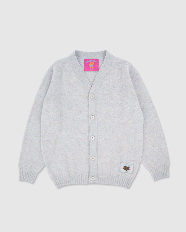 Shaggy Bear Cardigan - Galaxy